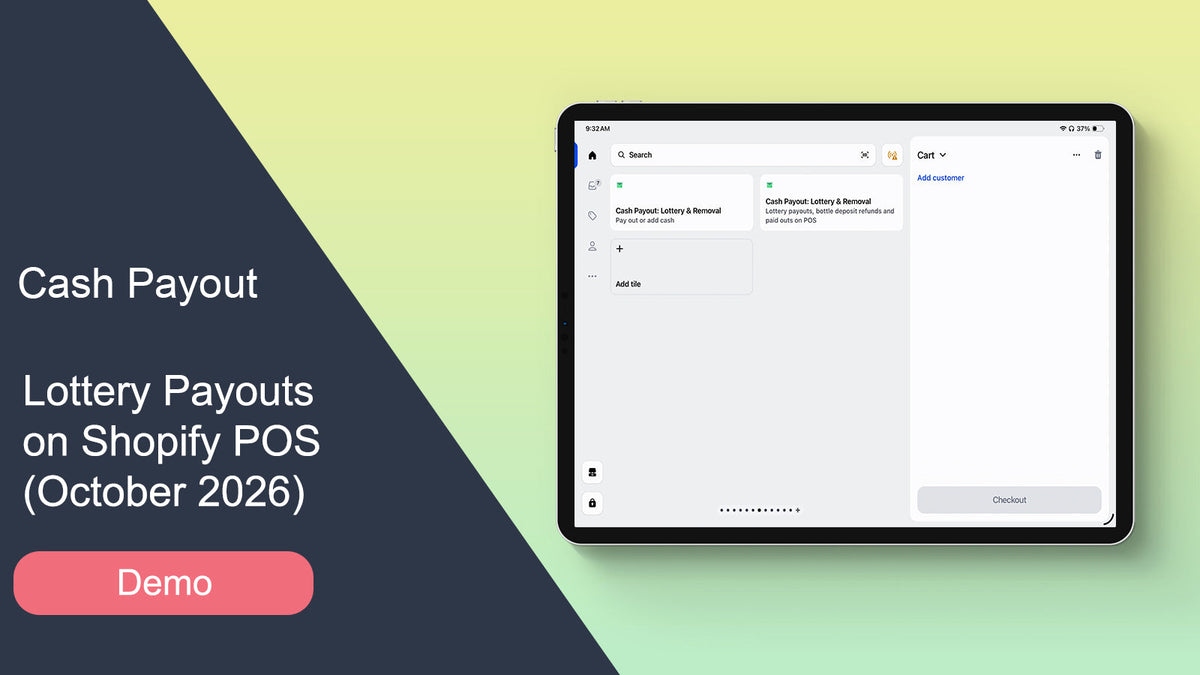 Cash Payout: Lottery Payouts on Shopify POS (October 2026)