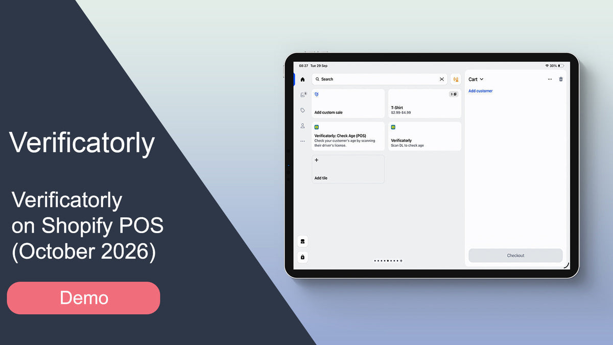 Verificatorly on Shopify POS (October 2026)