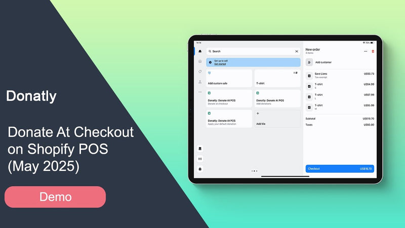 Donatly: Donate At Checkout on Shopify POS (May 2025)